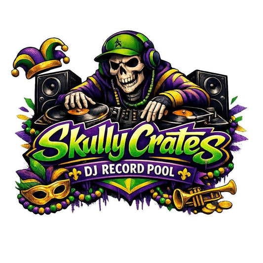 Skully Crates DJ Record Pool logo